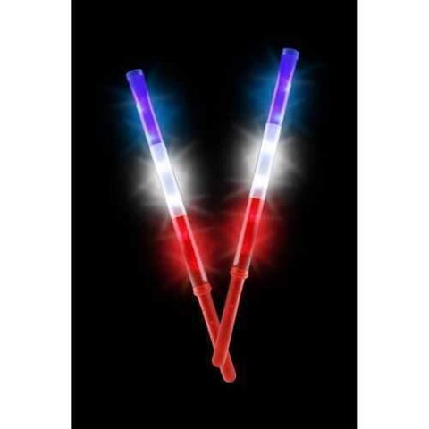 Patriotic Light Up Batons Set Of 2 (pack of 1 SET)