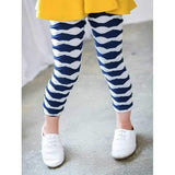 Skinny Pleated Ninth Leggings - Blue 120