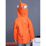 Cartoon Dinosaur Shape Hooded Jacket - Orange 120