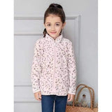 Coral Fleece Leopard Pattern Coat - Pink 110