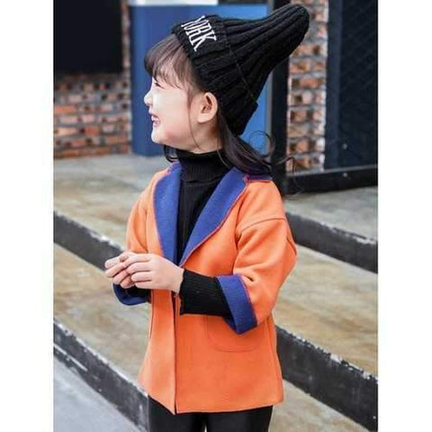 One Buttton Lapel Wool Coat - Jacinth 120