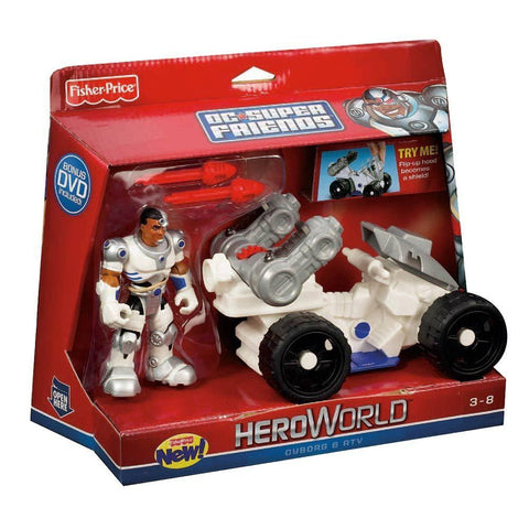 Fisher-Price DC Super Friends Hero World Cyborg & ATV