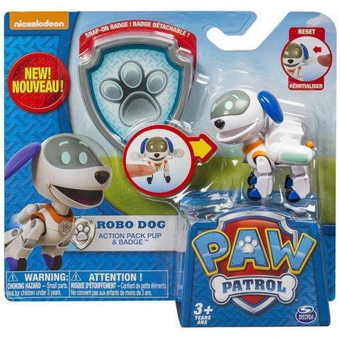 Paw Patrol Action Pack Pup and Badge [Robo Dog]