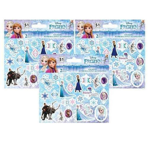 Disney Frozen Sticker Sheets [3 Packs of 2 Sheets Ea]