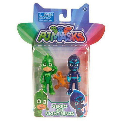 PJ Masks Gekko & Night Ninja Action Figure 2-Pack