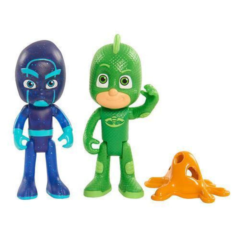 PJ Masks Gekko & Night Ninja Action Figure 2-Pack