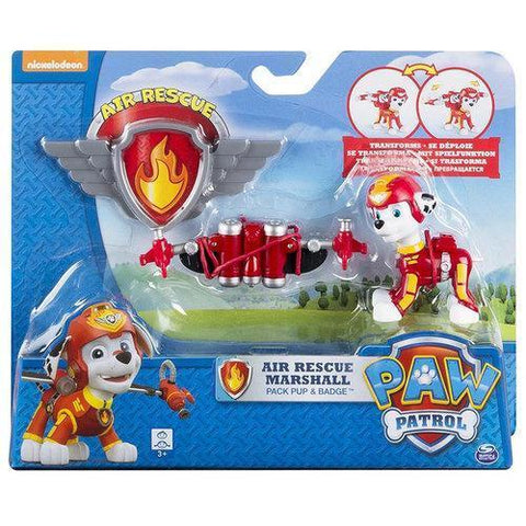 Paw Patrol Air Rescue Marshall Pup Pack & Badge