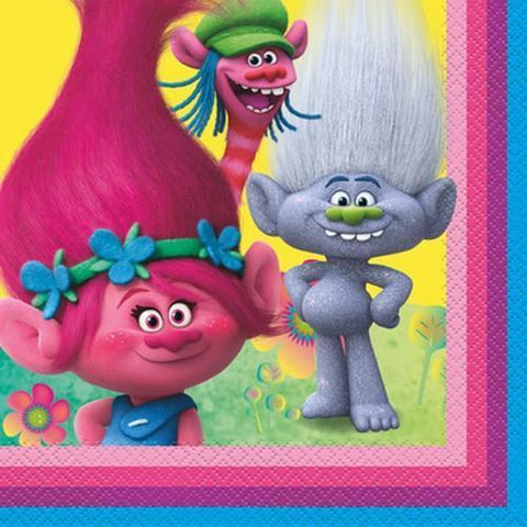 Trolls Luncheon Napkins [16 per Pack]