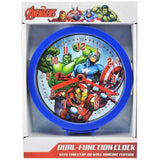 Avengers  Dual-Function Clock with Tabletop or Wall Hanging Feature