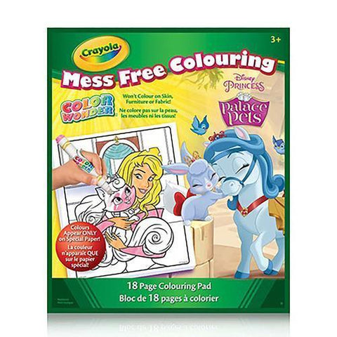 Crayola Color Wonder Book Disney Princess Palace Pets