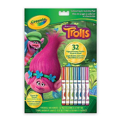 Crayola Colouring & Activity Pad Trolls