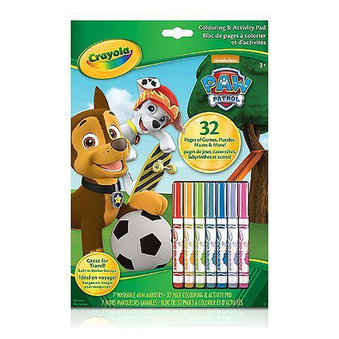 Crayola Colouring & Activity Book Paw Patrol