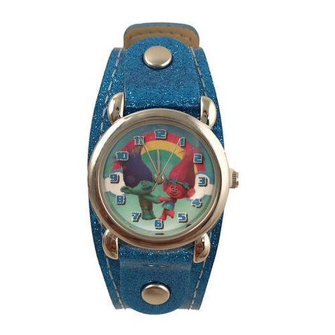 Trolls Analog Watch with Glittering Strap