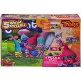 DreamWorks Trolls Wood Puzzle Pack [Pack of 5 Puzzles]