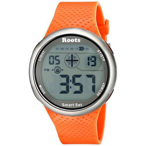 Roots Cove Digital Display Quartz Watch - Orange