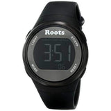 Roots Cayley Womens Resin Strap Digital Chronograph Watch Backlight Alarm Black