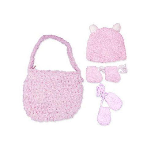 Hand Knit Bag with Booties Beanie and Mittens ( Case of 15 )