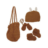 Hand Knit Bag with Booties Beanie and Mittens ( Case of 12 )