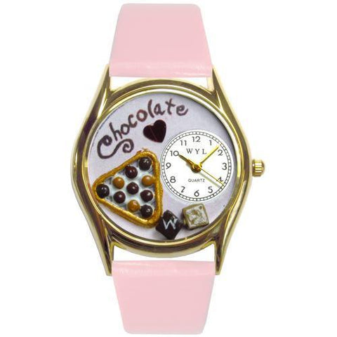 Chocolate Lover Watch Small Gold Style