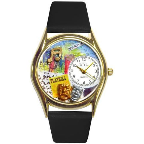 Drama Theater Watch Small Gold Style