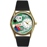 Poker Watch Small Gold Style