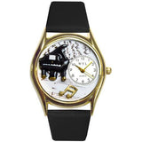 Music Piano Watch Small Gold Style