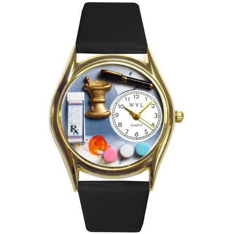 Pharmacist Watch Small Gold Style