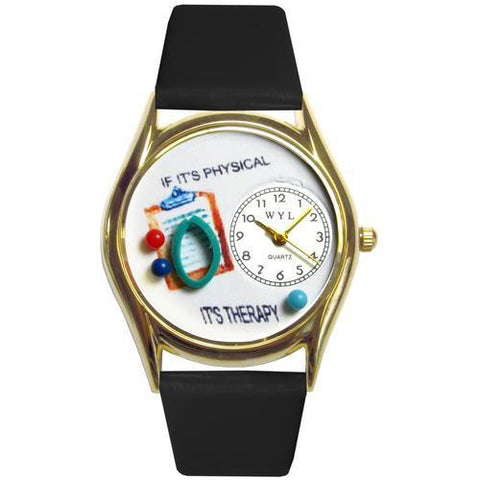 Physical Therapist Watch Small Gold Style