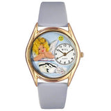 Nurse Angel Watch Small Gold Style