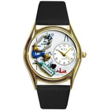 Respiratory Therapist Watch Small Gold Style