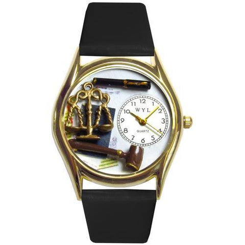 Lawyer Watch Small Gold Style