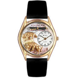 Stock Broker Watch Small Gold Style