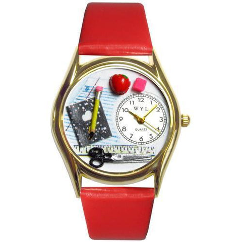 Teacher Watch Small Gold Style