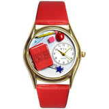 English Teacher Watch Small Gold Style