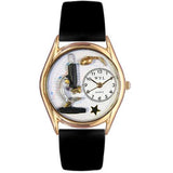 Science Teacher Watch Small Gold Style