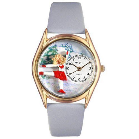 Ice Skating Watch Small Gold Style