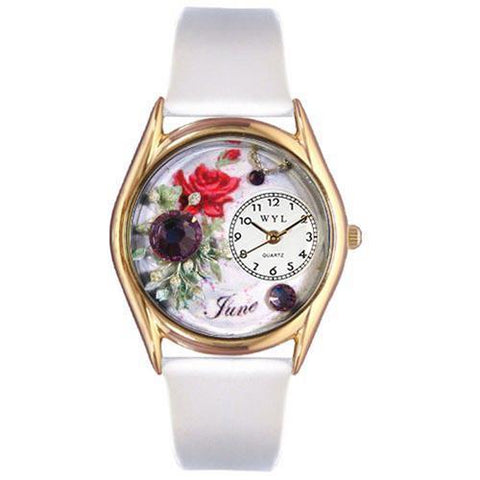 Birthstone Jewelry: June Birthstone Watch Small Gold Style