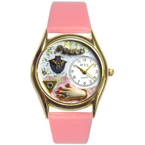 Jewelry Lover Pink Watch Small Gold Style