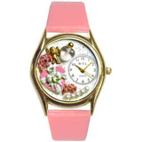 Valentine's Day Watch (Pink) Small Gold Style