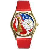 July 4th Patriotic Watch Small Gold Style