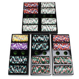 500ct Claysmith Poker Knights Chip Set in Hi-Gloss Wood Case