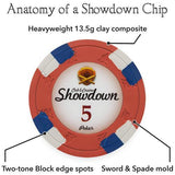 200ct Claysmith Gaming Showdown Chip Set in Acrylic