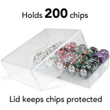 200ct Claysmith Gaming Showdown Chip Set in Acrylic