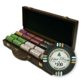 500Ct ClaysmithGaming "Bluff Canyon" Chip Set in Walnut Case