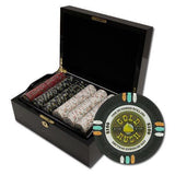 500Ct Claysmith Gaming "Gold Rush" Chip Set in Mahogany Case