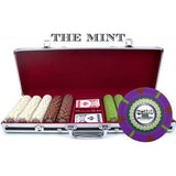 500Ct Claysmith Gaming 'The Mint' Chip Set in Black Aluminum