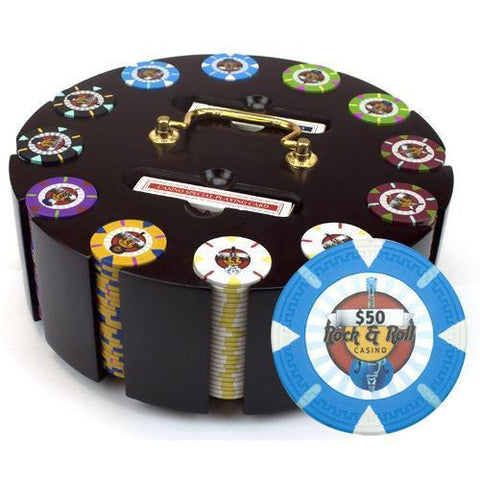 300Ct Claysmith Gaming 'Rock & Roll' Chip Set in Carousel