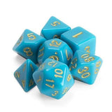 Set of 7 Polyhedral Dice, Skystone