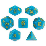 Set of 7 Polyhedral Dice, Skystone