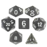 Set of 7 Polyhedral Dice, Penumbra